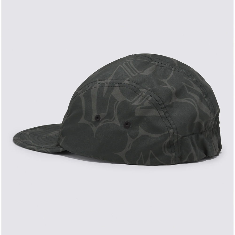 Vans Lewis Mills Black Camo Stretch Camper Hat 122025 - Picture 2 of 7